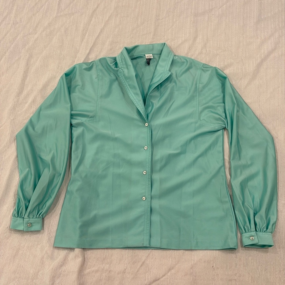 Vintage Nylon 1970s Disco Shirt